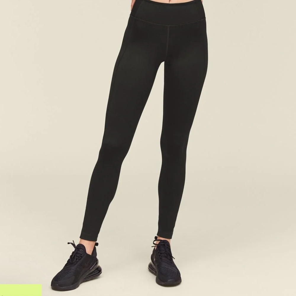 Girlfriend Collective Black Leggings - size Small